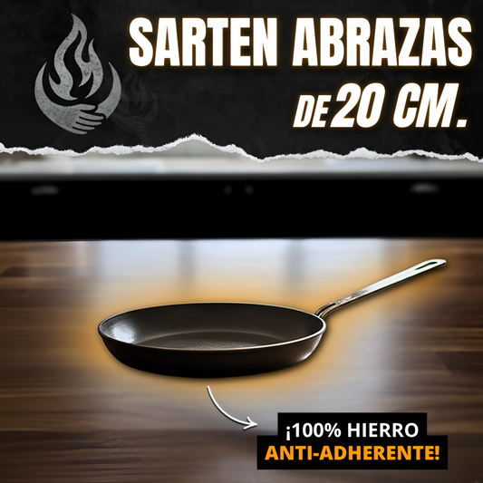Sartén 20cm Abrazas® - 100% Hierro